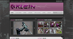 Desktop Screenshot of oldklein.com