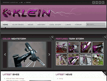 Tablet Screenshot of oldklein.com